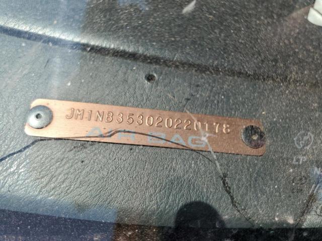 JM1NB353020220178 - 2002 MAZDA MX-5 MIATA BASE RED photo 13