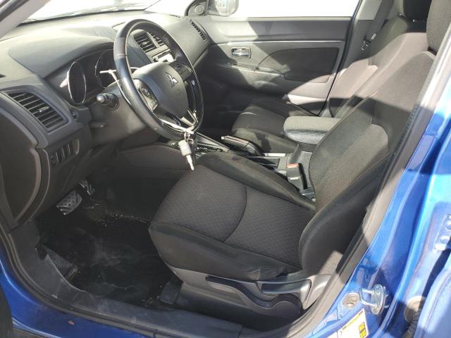 JA4AR3AU1JU007590 - 2018 MITSUBISHI OUTLANDER ES BLUE photo 7