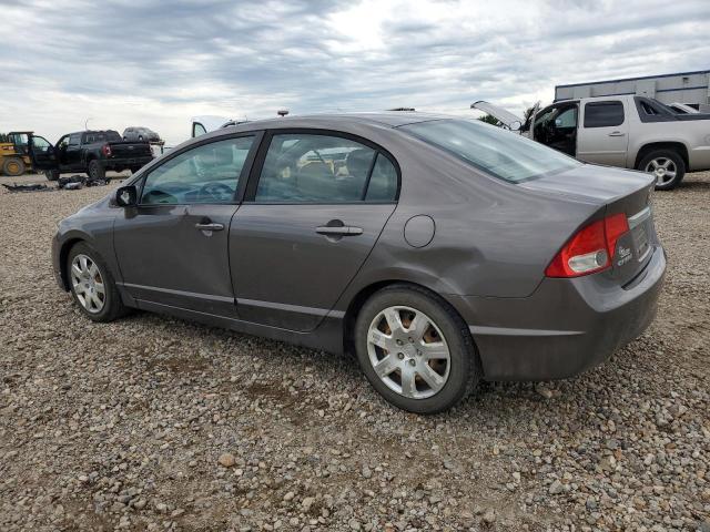 19XFA1F53AE067409 - 2010 HONDA CIVIC LX GRAY photo 2