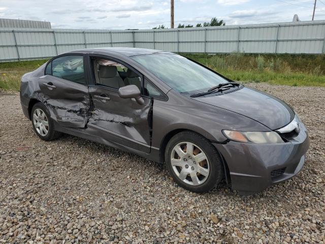 19XFA1F53AE067409 - 2010 HONDA CIVIC LX GRAY photo 4