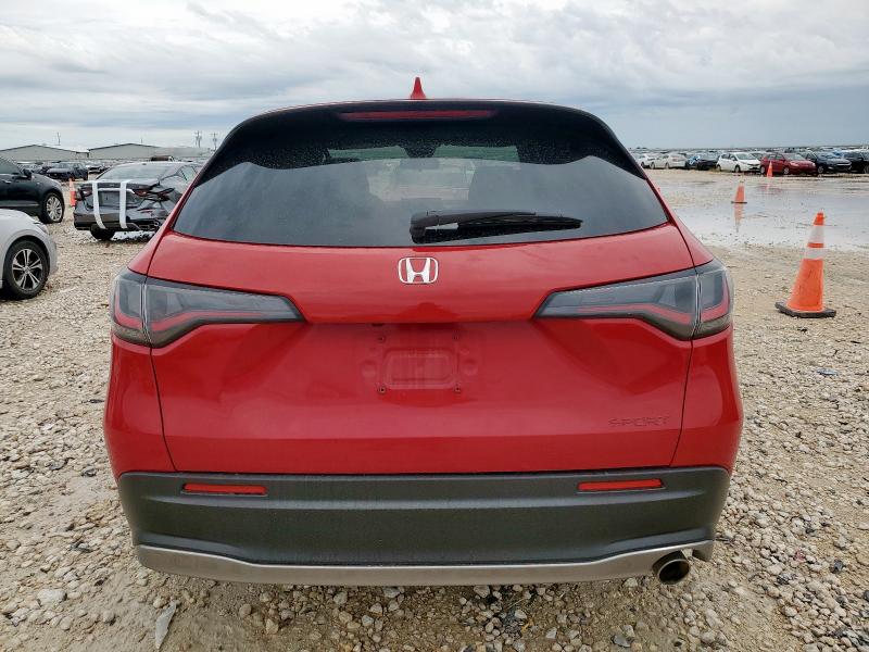 3CZRZ1H59PM736049 - 2023 HONDA HR-V SPORT RED photo 6