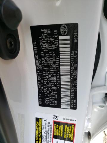 4T1G11AK2PU826980 - 2023 TOYOTA CAMRY SE NIGHT SHADE WHITE photo 12