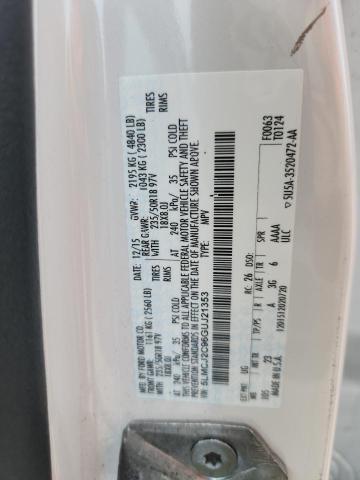 5LMCJ2C96GUJ21353 - 2016 LINCOLN MKC SELECT 白色 照片 12