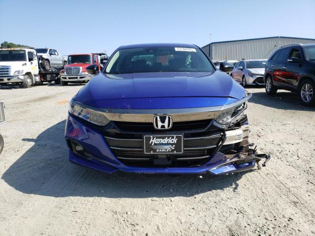 1HGCV1F49NA017378 - 2022 HONDA ACCORD SPORT SE BLUE photo 5