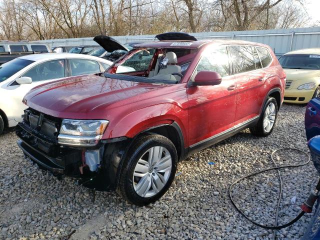 1V2NR2CA3JC565997 - 2018 VOLKSWAGEN ATLAS SEL PREMIUM RED photo 1