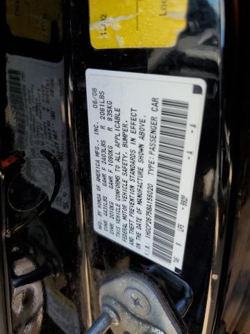 1HGCP26758A156020 - 2008 HONDA ACCORD EX BLACK photo 12