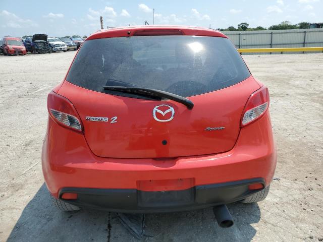 JM1DE1HY6B0115868 - 2011 MAZDA MAZDA2 RED photo 6