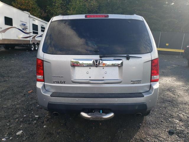 5FNYF4H99BB083752 - 2011 HONDA PILOT TOURING SILVER photo 6