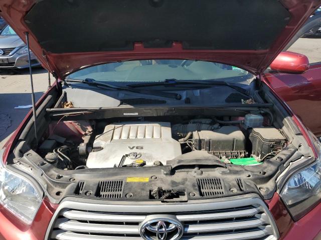 JTEDS41AX82048546 - 2008 TOYOTA HIGHLANDER RED photo 12