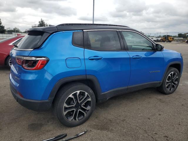 3C4NJDCB6NT146260 - 2022 JEEP COMPASS LIMITED 蓝色 照片 3