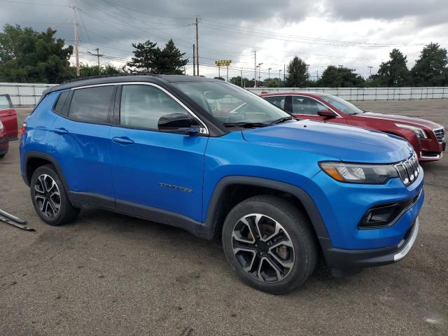 3C4NJDCB6NT146260 - 2022 JEEP COMPASS LIMITED 蓝色 照片 4
