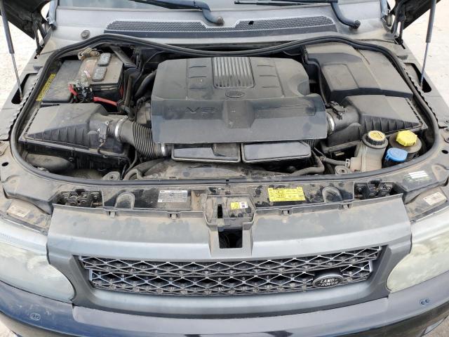 SALSF2D43AA247596 - 2010 LAND ROVER RANGE ROVE HSE BLACK photo 12