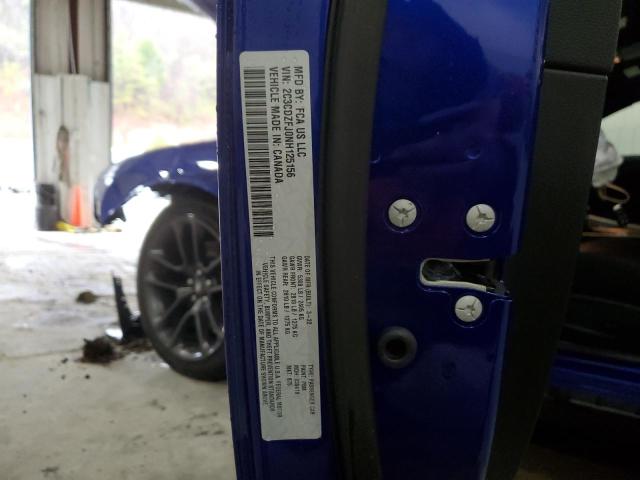 2C3CDZFJ0NH125156 - 2022 DODGE CHALLENGER R/T SCAT PACK BLUE photo 12