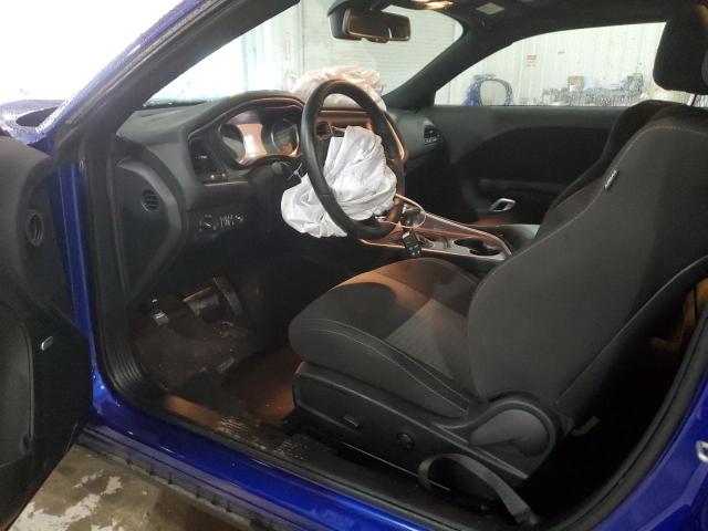 2C3CDZFJ0NH125156 - 2022 DODGE CHALLENGER R/T SCAT PACK BLUE photo 7