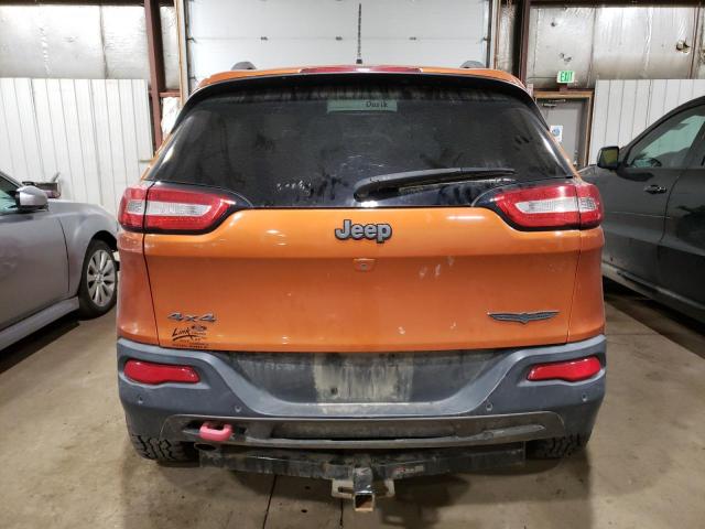 1C4PJMBB8GW131296 - 2016 JEEP CHEROKEE TRAILHAWK 橙色 照片 6