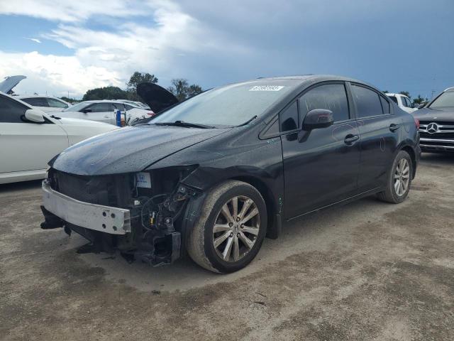 2HGFB2F95CH577386 - 2012 HONDA CIVIC EXL შავი ფოტო 1