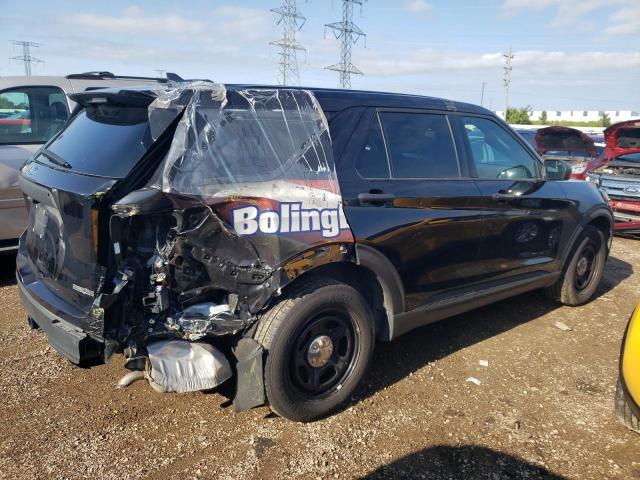 1FM5K8AW1NNA02170 - 2022 FORD EXPLORER POLICE INTERCEPTOR 黑色 照片 3