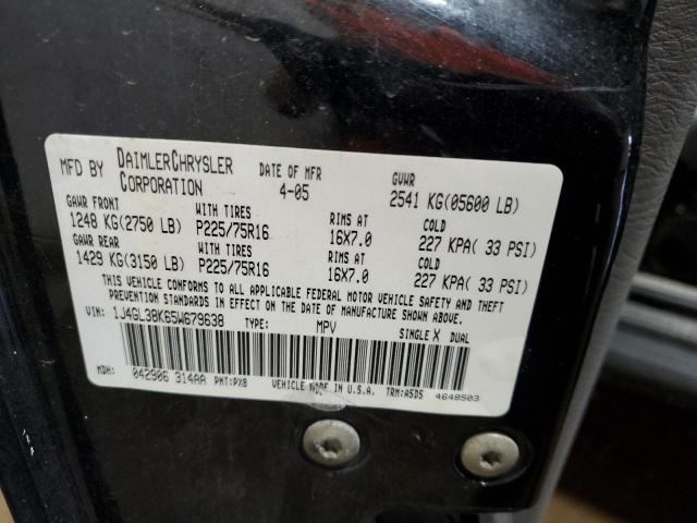 1J4GL38K65W679638 - 2005 JEEP LIBERTY RENEGADE Qara foto 13