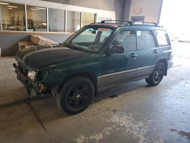 JF1SF6556YH701028 - 2000 SUBARU FORESTER S GREEN photo 1