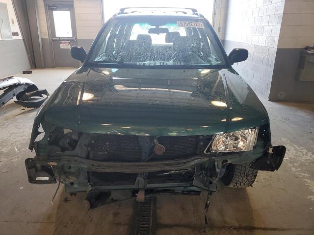 JF1SF6556YH701028 - 2000 SUBARU FORESTER S GREEN photo 5