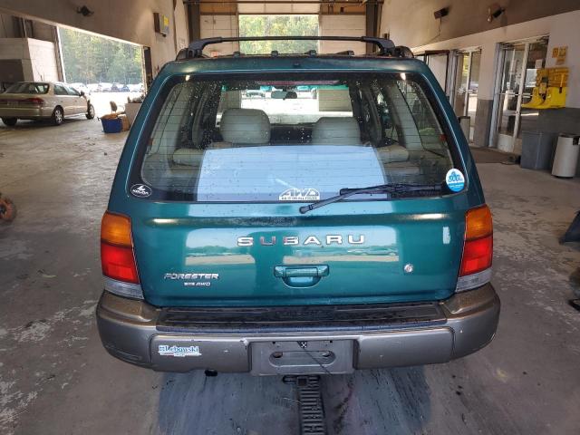 JF1SF6556YH701028 - 2000 SUBARU FORESTER S GREEN photo 6