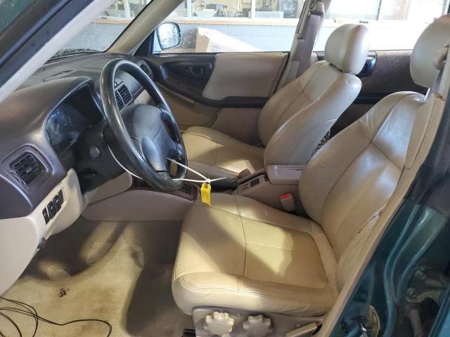 JF1SF6556YH701028 - 2000 SUBARU FORESTER S GREEN photo 7