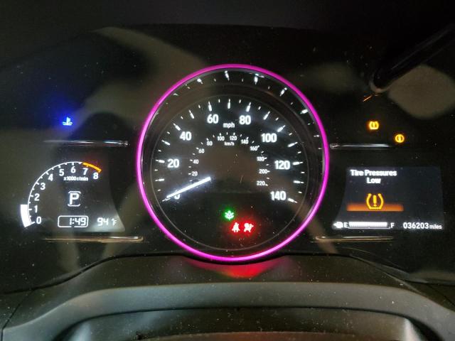 3CZRU6H73LM731744 - 2020 HONDA HR-V EXL BLUE photo 9