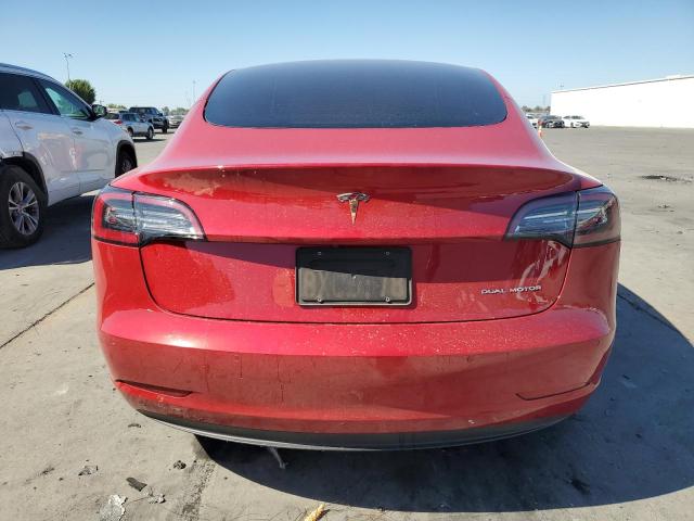 5YJ3E1EB2MF003746 - 2021 TESLA MODEL 3 Rot Foto 6