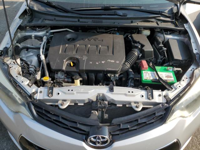 2T1BURHE9GC686931 - 2016 TOYOTA COROLLA L SILVER photo 11