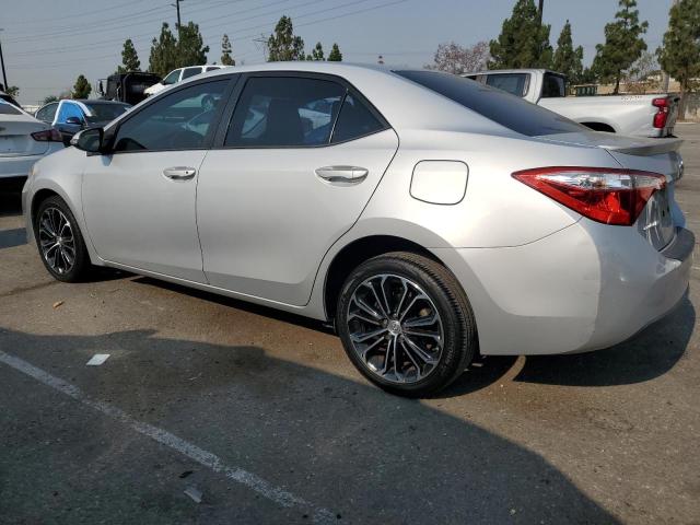 2T1BURHE9GC686931 - 2016 TOYOTA COROLLA L SILVER photo 2