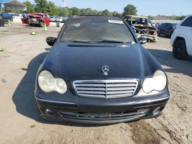 WDBRF54H86A846381 - 2006 MERCEDES-BENZ C 280 BLACK photo 5