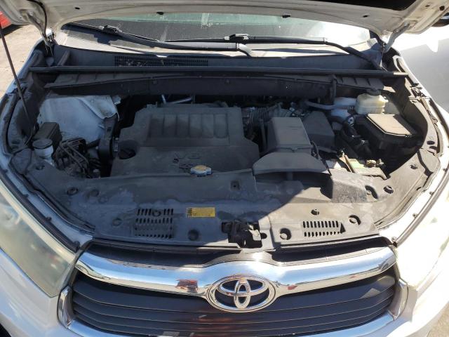 5TDJKRFH2FS122512 - 2015 TOYOTA HIGHLANDER XLE WHITE photo 12