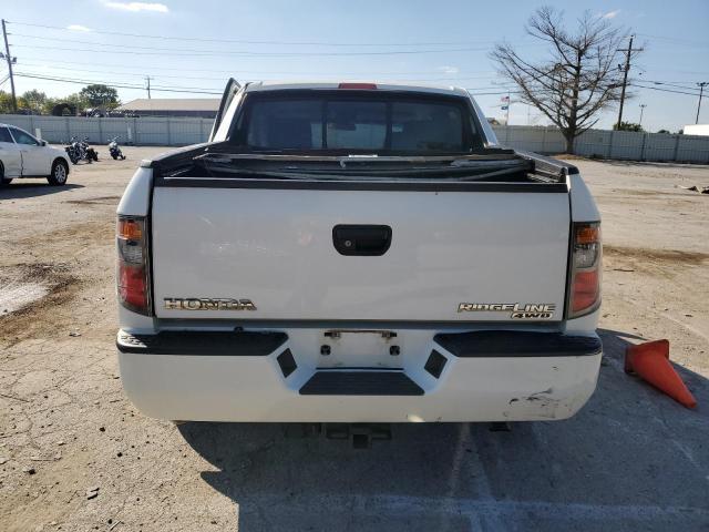 2HJYK16208H537238 - 2008 HONDA RIDGELINE RT WHITE photo 6