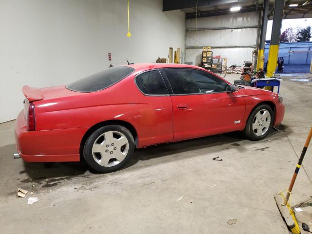 2G1WL16C769205931 - 2006 CHEVROLET MONTE CARL SS RED photo 3