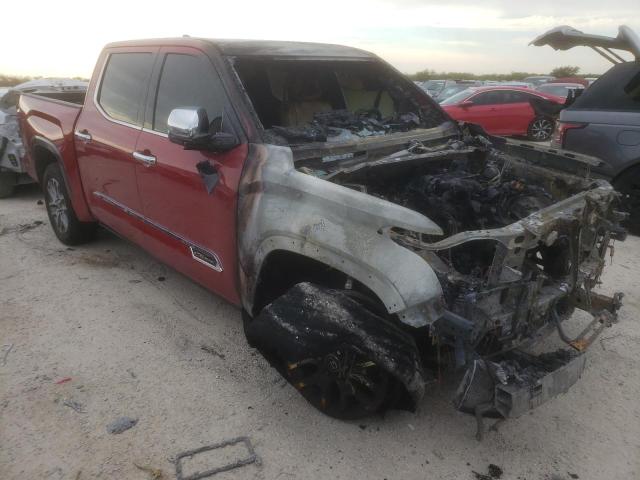 5TFMA5AB1PX028189 - 2023 TOYOTA TUNDRA CREWMAX PLATINUM 蓝色 照片 4