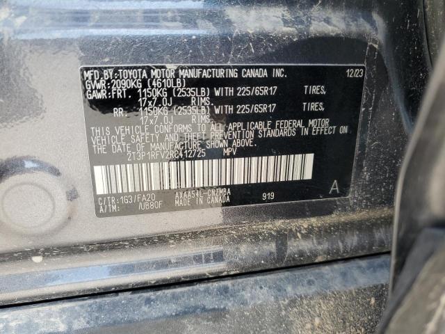 2T3P1RFV2RC412725 - 2024 TOYOTA RAV4 XLE GRAY photo 13