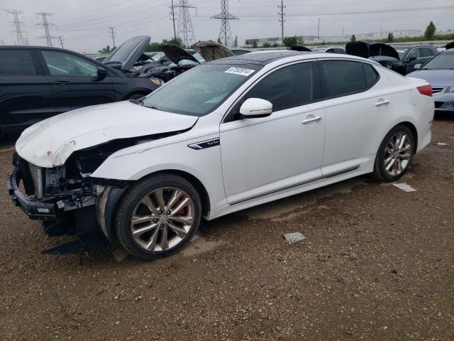 5XXGR4A67FG409909 - 2015 KIA OPTIMA SX WHITE photo 1