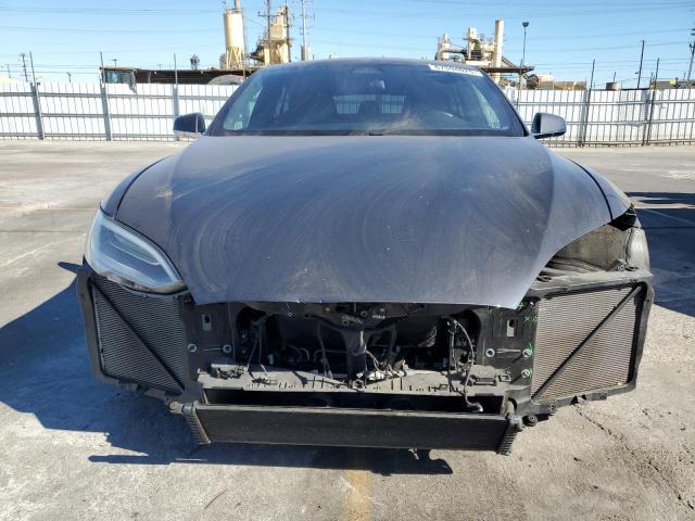 5YJSA1E22HF229606 - 2017 TESLA MODEL S GRAY photo 5