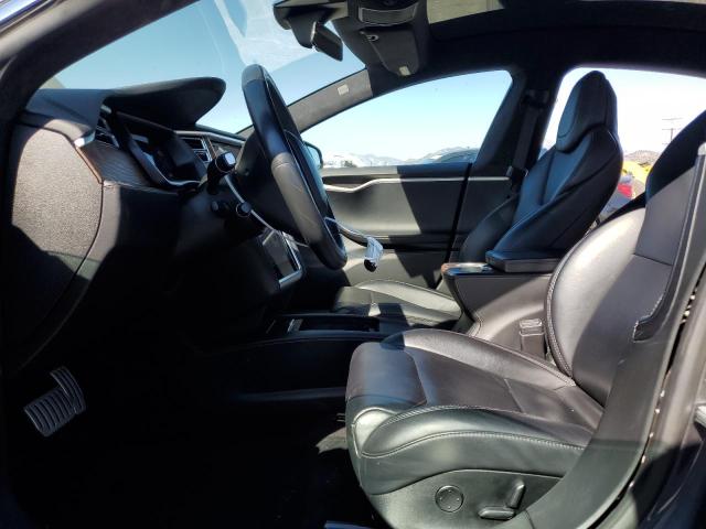 5YJSA1E22HF229606 - 2017 TESLA MODEL S GRAY photo 7