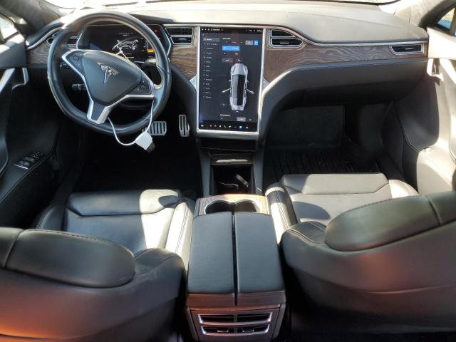 5YJSA1E22HF229606 - 2017 TESLA MODEL S GRAY photo 8