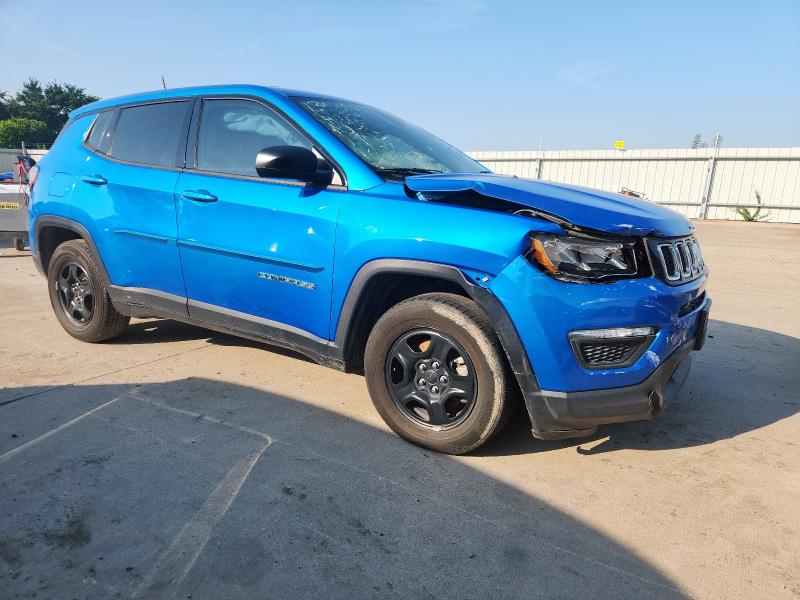 3C4NJCAB7LT253005 - 2020 JEEP COMPASS SPORT 蓝色 照片 4