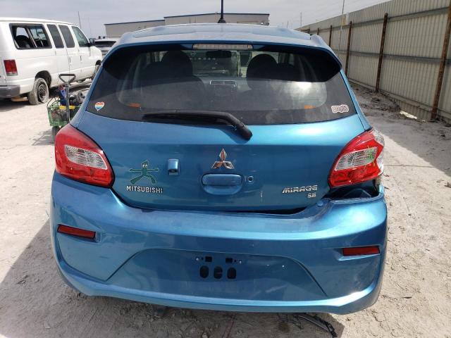 ML32A4HJ7KH004371 - 2019 MITSUBISHI MIRAGE SE BLUE photo 6