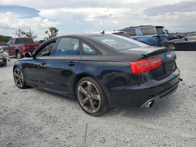 WAUHGAFC8EN140617 - 2014 AUDI A6 PRESTIGE შავი ფოტო 2