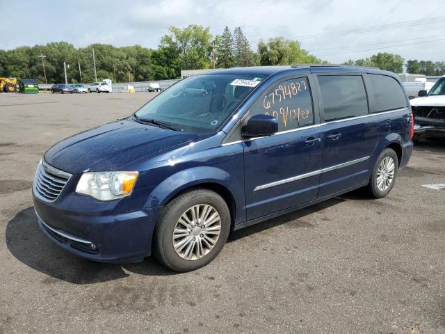 2C4RC1CG6GR126957 - 2016 CHRYSLER TOWN & COU TOURING L BLUE photo 1