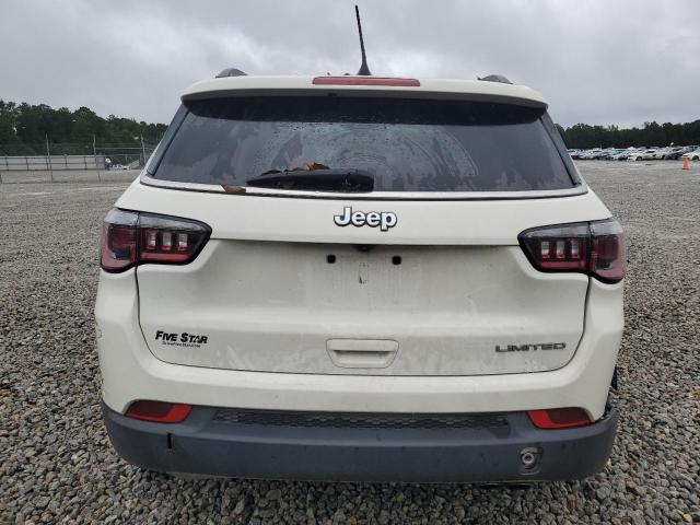 3C4NJCCB6LT128834 - 2020 JEEP COMPASS LIMITED WHITE photo 6