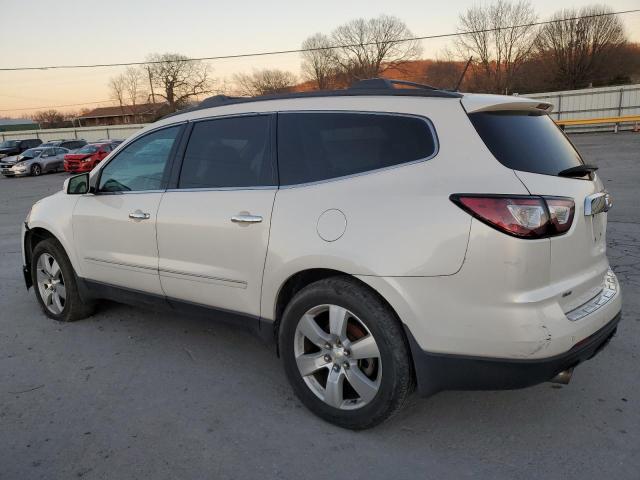 1GNKVJKD8FJ190964 - 2015 CHEVROLET TRAVERSE LTZ WHITE photo 2