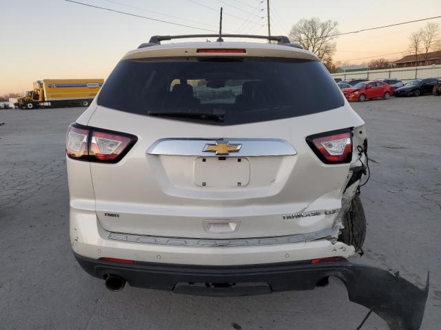 1GNKVJKD8FJ190964 - 2015 CHEVROLET TRAVERSE LTZ WHITE photo 6