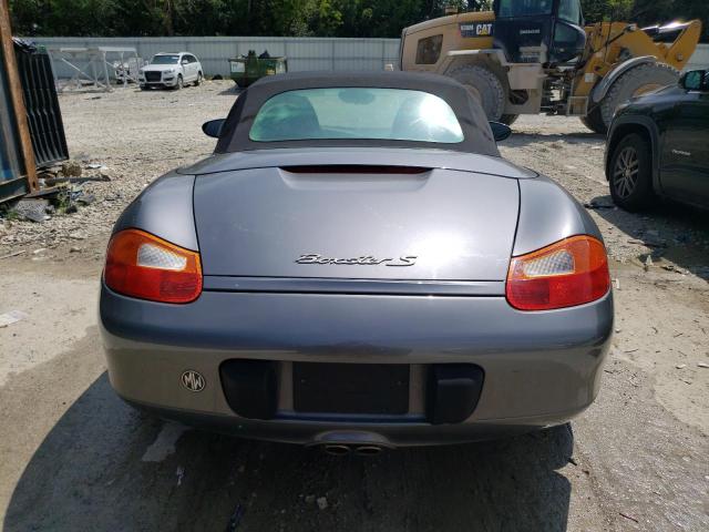 WP0CB29802U662989 - 2002 PORSCHE BOXSTER S GRAY photo 6