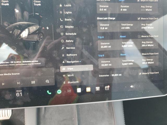 5YJ3E1EAXPF383642 - 2023 TESLA MODEL 3 BLACK photo 9