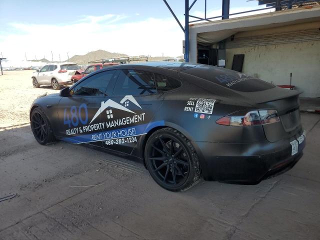 5YJSA1E64MF440061 - 2021 TESLA MODEL S Gris photo 2